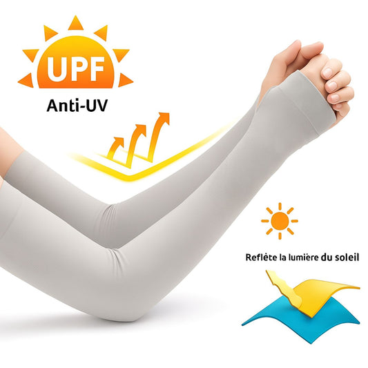 Paire de manchons de protection anti-UV – Effet glaçant -5°C
